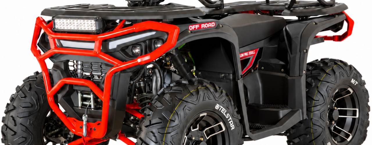 ATV TELSTAR TS-300 BLACK HAWK PRO с лебедка и всички екстри Нов модел 2026