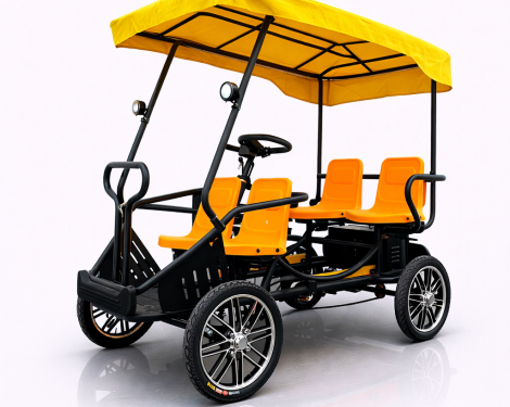 Електрическа рикша с педали Tourist-4 23Ah без регистрация