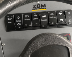 BM1250 – Акумулаторна метачна машина с три четки, седалка и сенник снимка 330